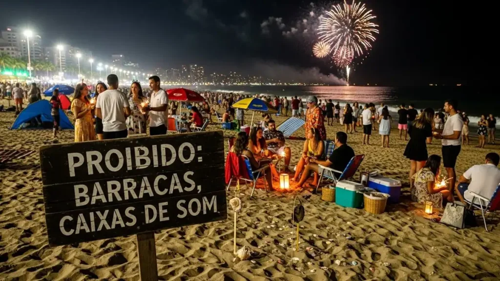 Réveillon nas Praias do Espírito Santo: O Que Não Levar para a Areia em 2026