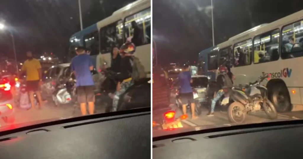 Acidente na Terceira Ponte: Carros e Motos Colidem e Deixam Dois Feridos