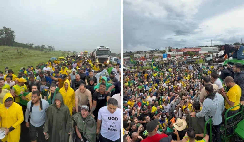 Caminhada da Liberdade: Nikolas Ferreira já percorreu mais de 130 km em protesto
