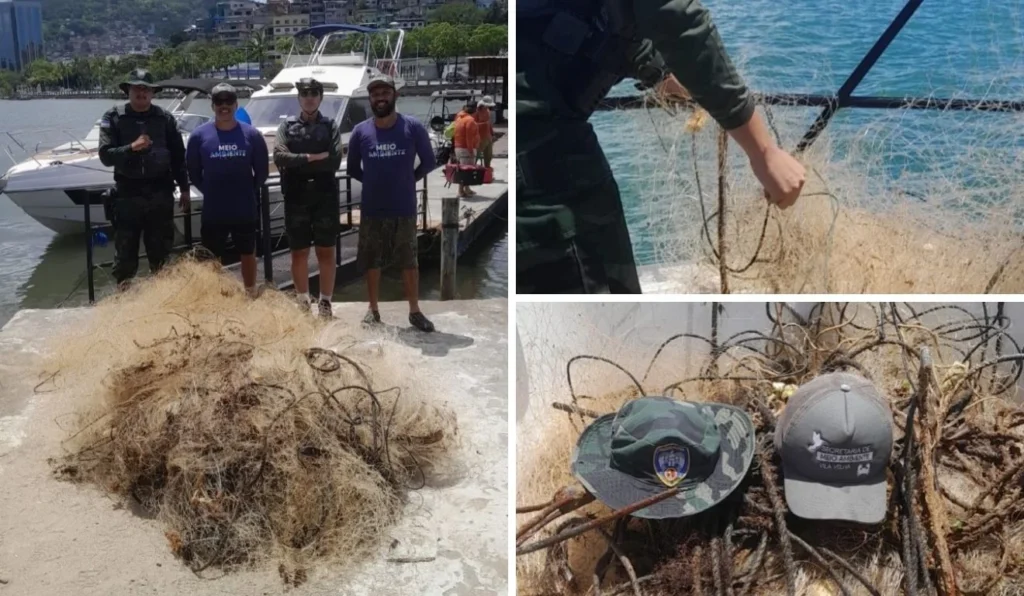 Combate à Pesca Predatória: 600 Metros de Redes Apreendidos em Vila Velha