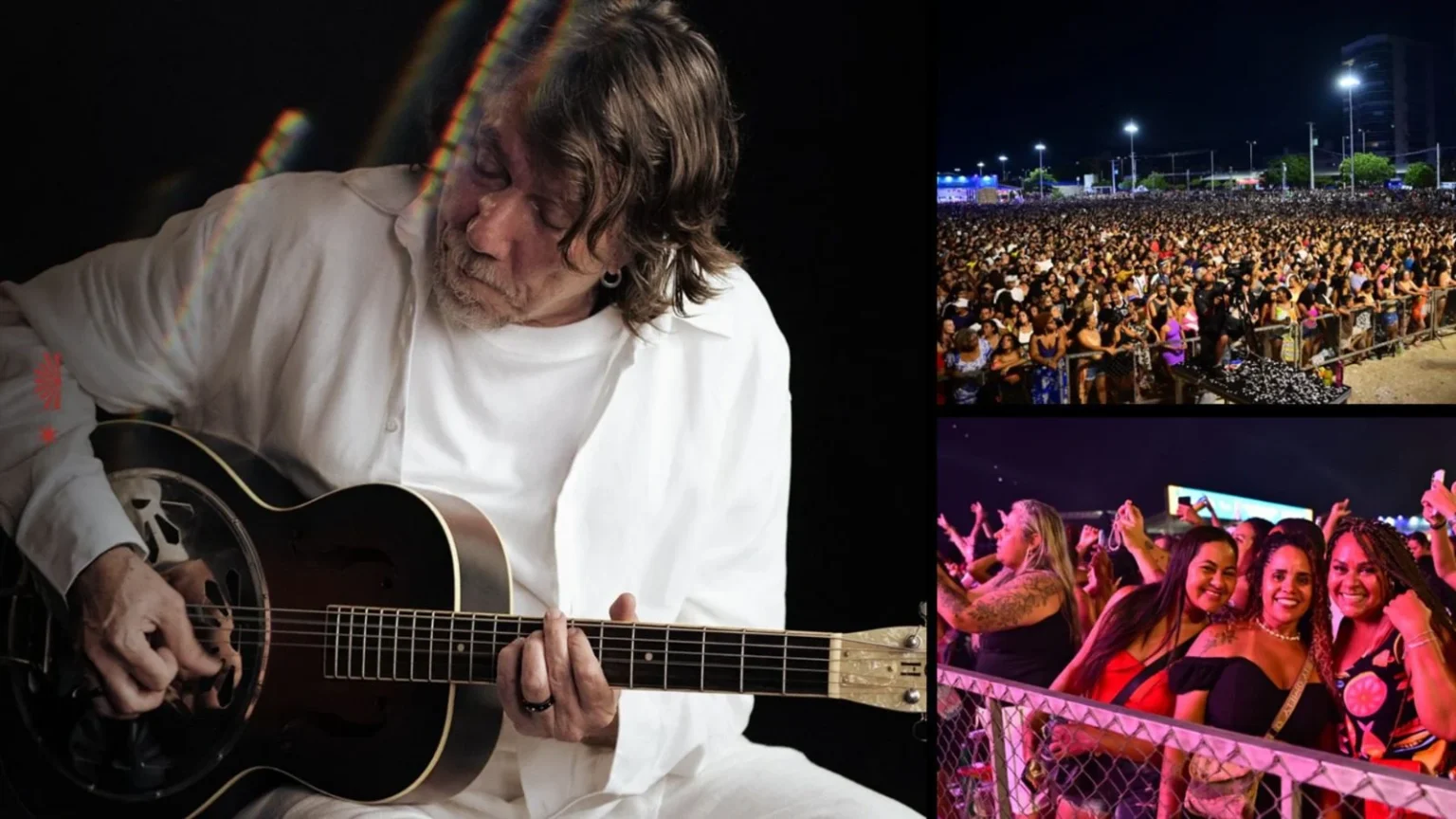 Lenine e Herança Negra Arrasam em Show Gratuito na Praia de Camburi