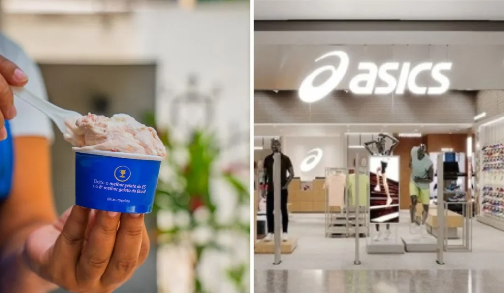 Nova Gelateria e Loja de Artigos Esportivos Inauguradas em Shopping