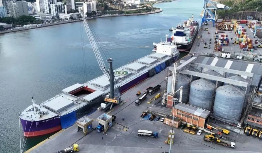 Porto de Vila Velha Inicia Operações com Supernavios Panamax