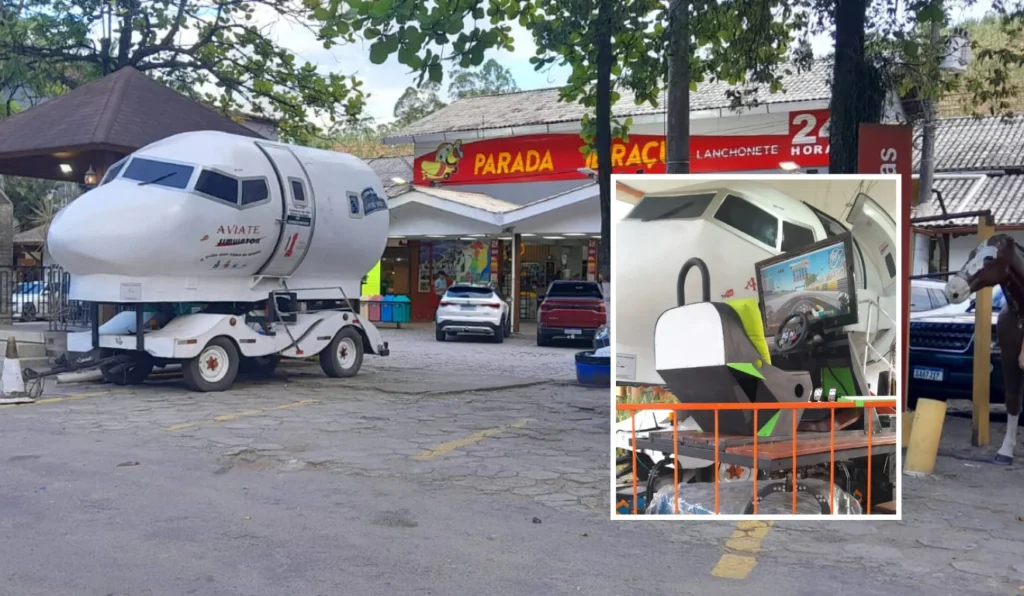 Entre Pastéis e Emoções: Lanchonete de Ibiraçu Inova com Simuladores de Voo e Fórmula 1 Entre Pastéis e Emoções: Lanchonete de Ibiraçu Inova com Simuladores de Voo e Fórmula 1