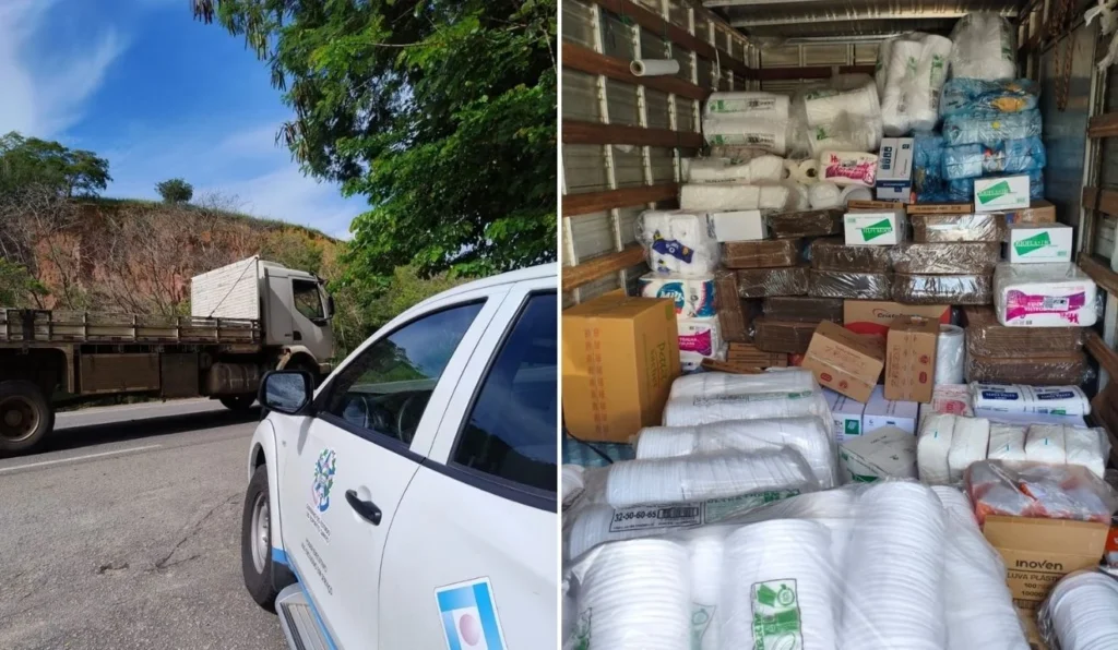 Fiscalização Intensificada em Marataízes: Transporte Irregular de Mercadorias é Flagado