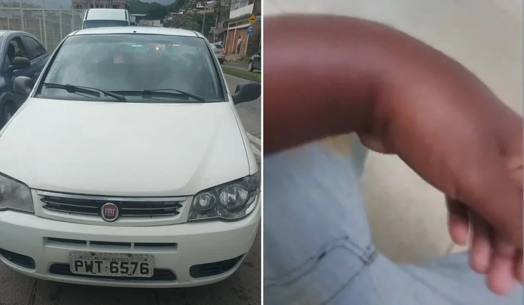 Motorista de Aplicativo Sofre Assalto Violento em Viana e Fica com Braço Quebrado