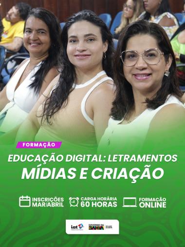 Inscrições Abertas: Formação em Letramento Digital e Midiático para Educadores Inscrições Abertas: Formação em Letramento Digital e Midiático para Educadores