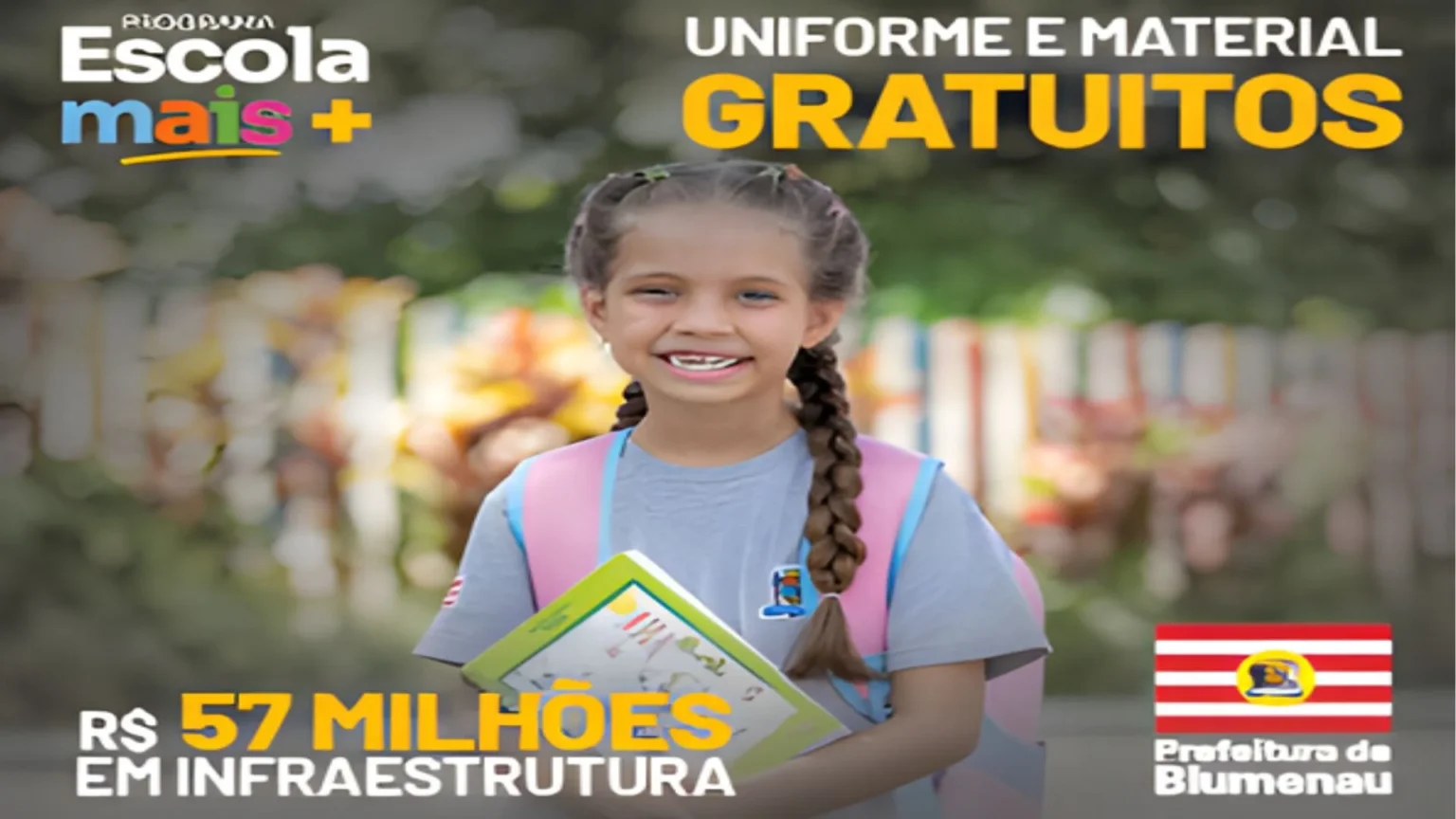 Prefeitura de Blumenau Destina R$ 57 Milhões para Melhorias na Educação em 2025