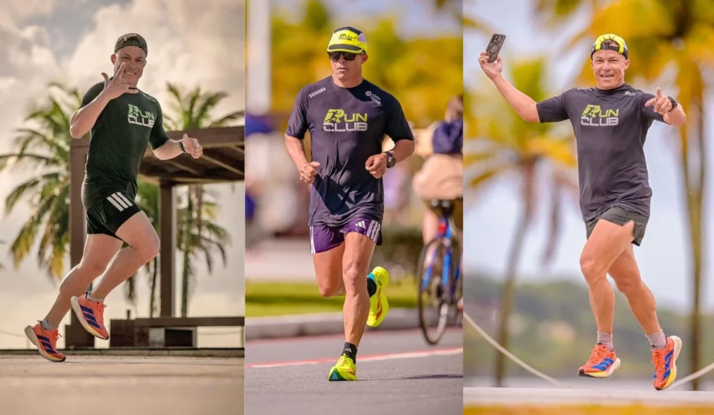 Ultramaratonista Edinho Borges comemora centésima maratona em Roma