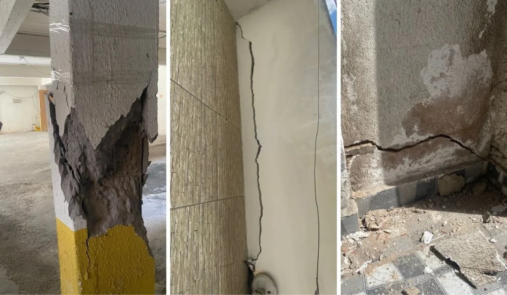 Urgência em ações para evitar desabamento de prédio interditado em Vila Velha