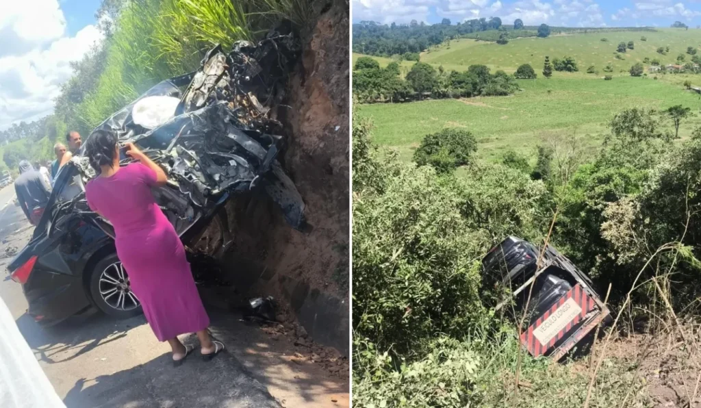 Acidente Grave entre Carro e Caminhão Deixa Feridos e Causa Desvio na BR-101 em Aracruz