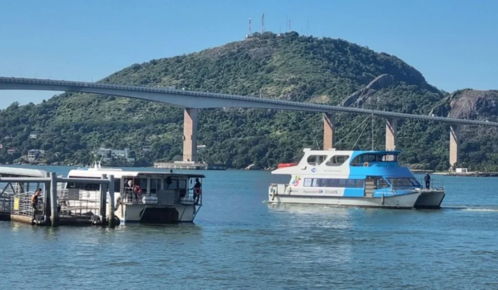 Aquaviário oferece viagens a cada 10 minutos para eventos em Vitória e Vila Velha