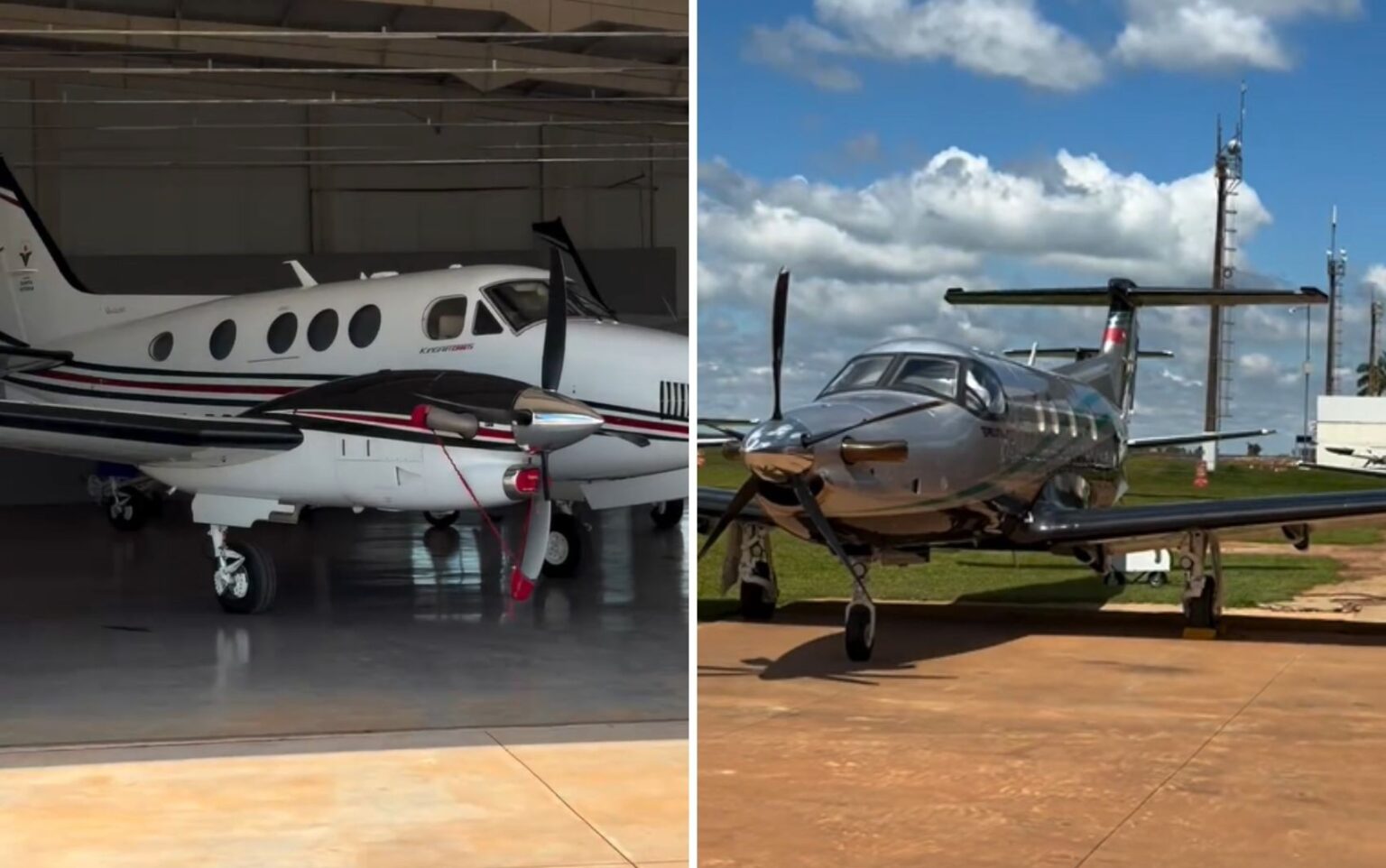 Aviões de R$ 100 milhões encantam visitantes em feira do agronegócio