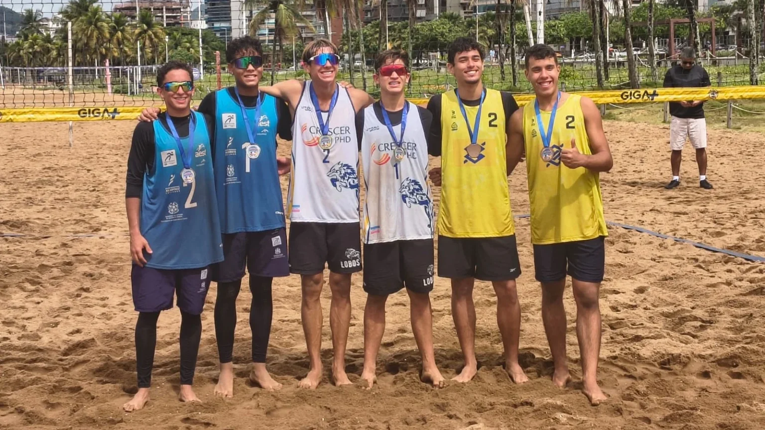 Bernardo e Escobar Conquistam Etapa de Abertura do Circuito Estadual Sub-19 de Vôlei de Praia