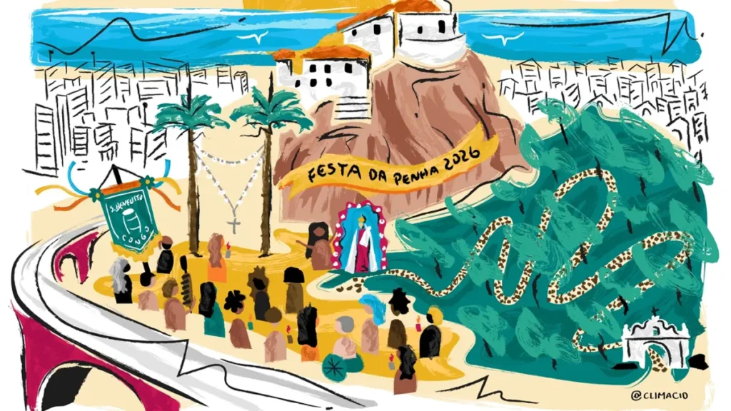 Festa da Penha Inova com Espetáculo de 150 Drones em 2024