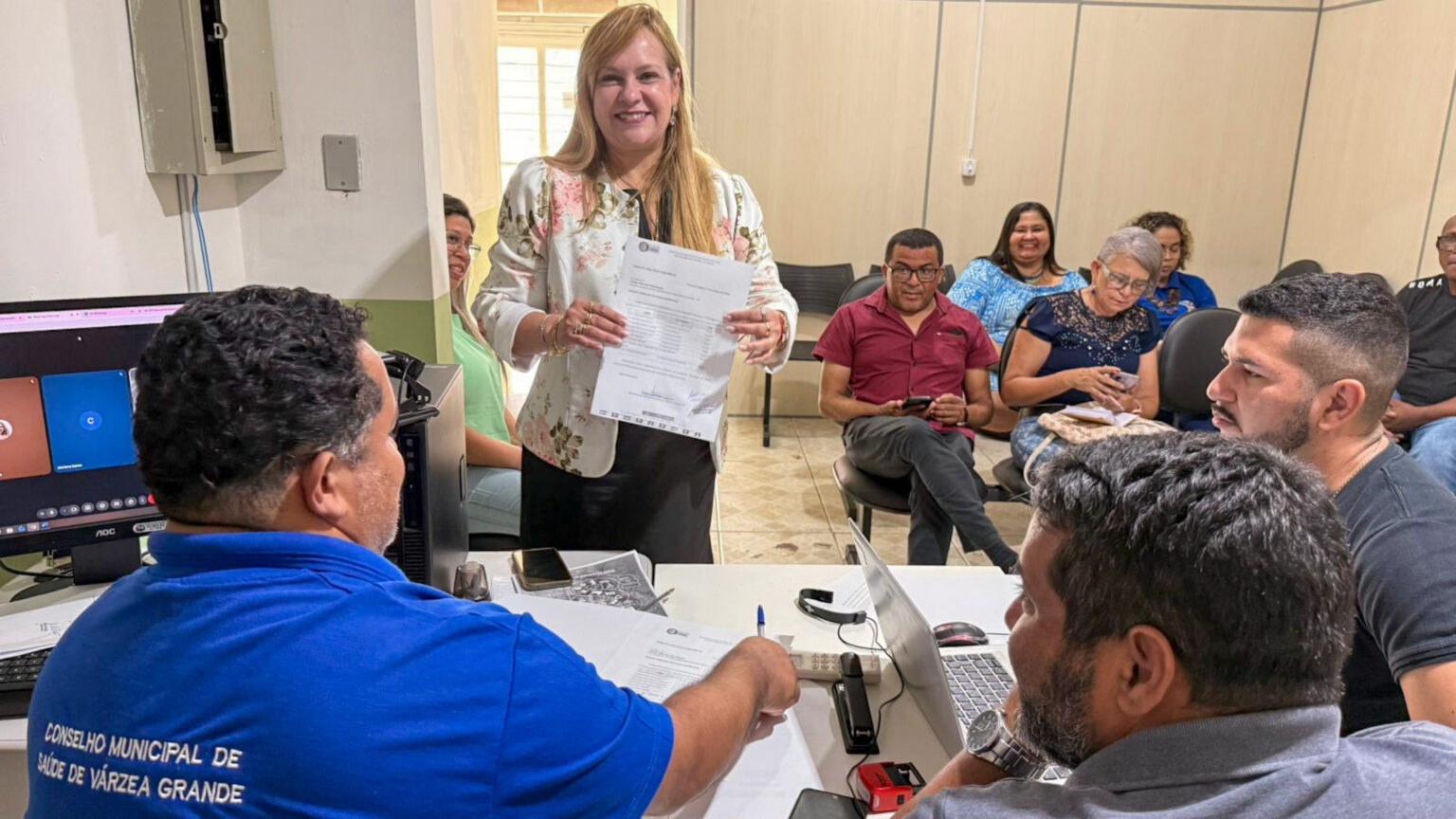 Secretária de Saúde de Várzea Grande é Nomeada Conselheira Nata e Fortalece Relação com a Comunidade