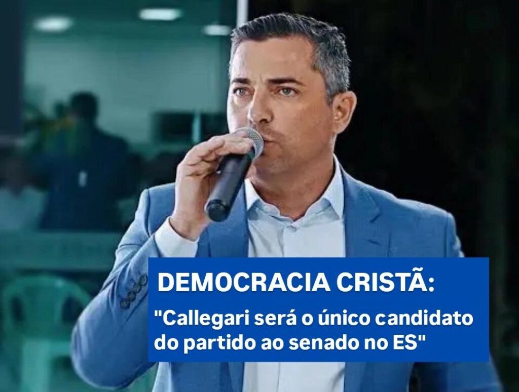 Wellington Callegari é o Único Candidato do DC ao Senado; Pesquisa Aponta 3,5% de Intenções de Voto