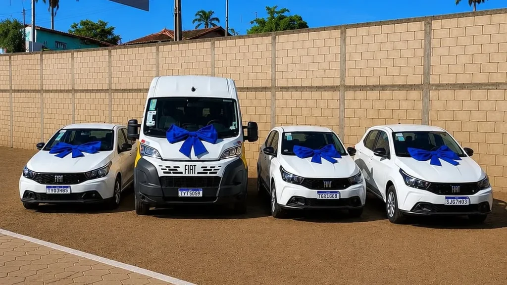 Serra Azul de Minas amplia frota para Saúde e Educação com novos veículos em 2024