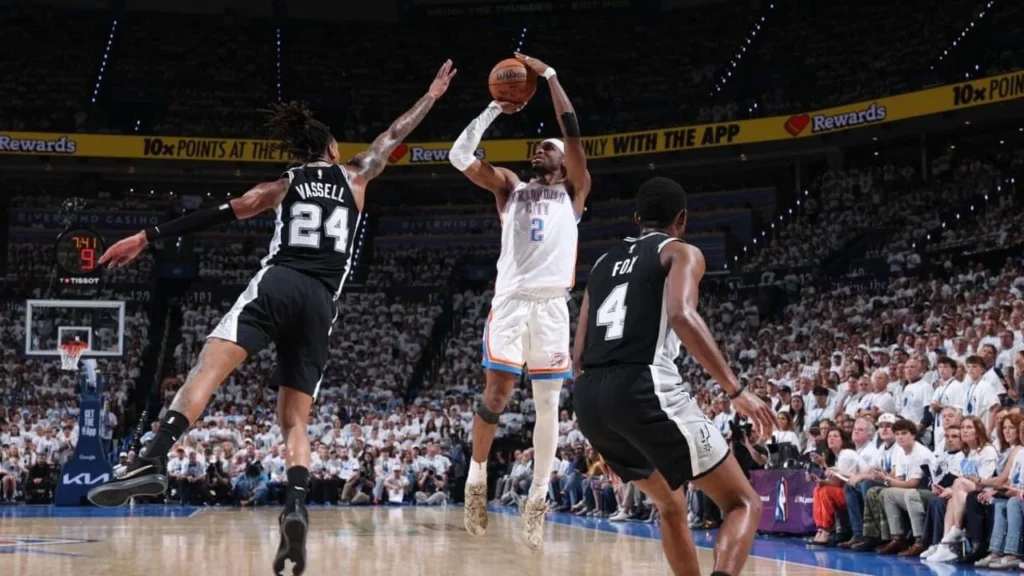 Thunder vence Spurs e abre vantagem decisiva na semifinal da NBA