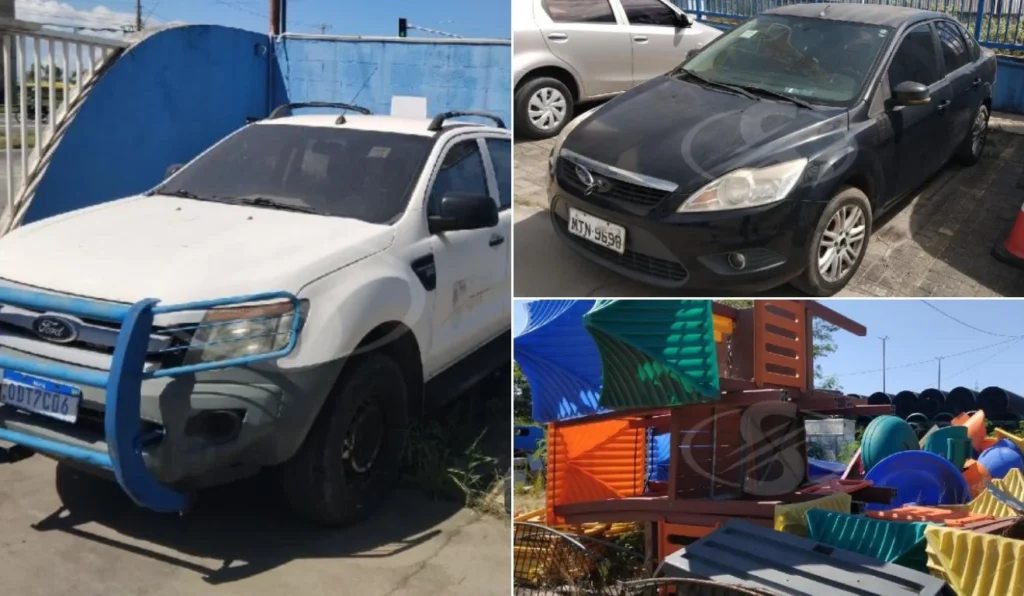 Leilão de Vila Velha: Carros e Brinquedos de Parquinho à Venda
