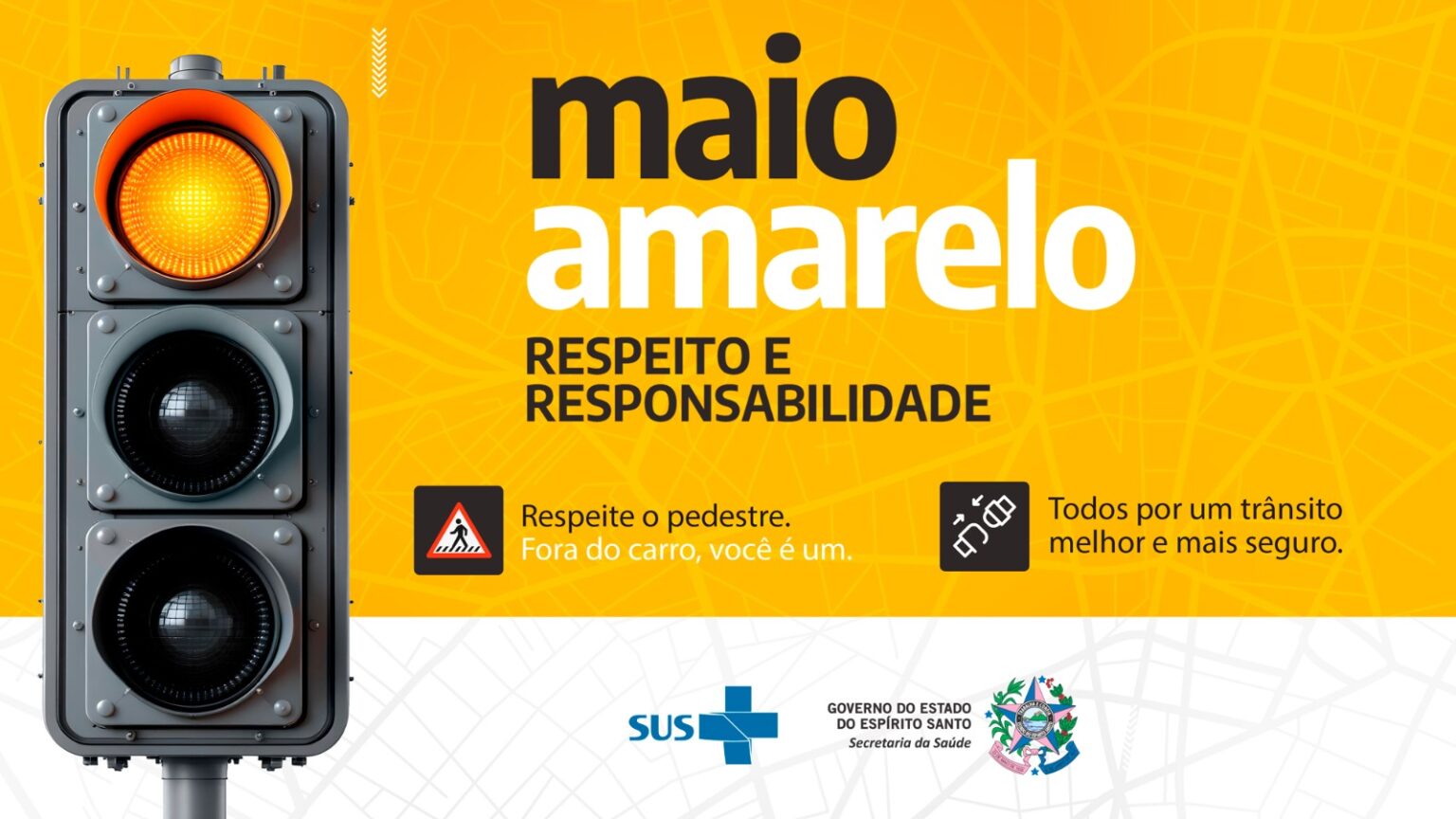 Maio Amarelo: Aumento de Internações de Ciclistas e Pedestres no SUS do Espírito Santo